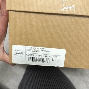 Men’s Christian louboutin slip on loafer Dandelion flat